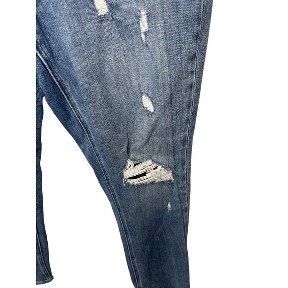 Vervet Womens Distressed Blue Denim Jeans Size 29 Cropped Fit - Picture 2 of 5